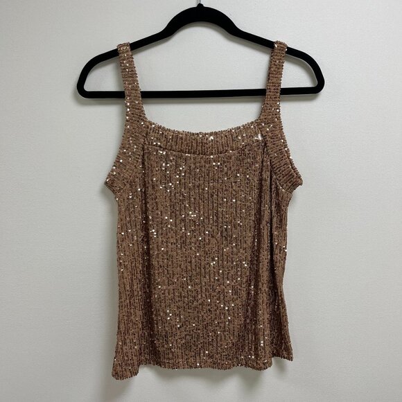 ZigZags & Diamonds Blue Tank Top - M